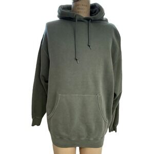 WTAPS Green Hoodie Sweatshirt Mens 3XL Blank 02 Popover  X 04 Made in Japan